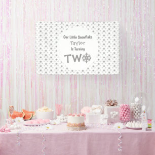 Lona Cumpleaños 2 de Little Snowflake