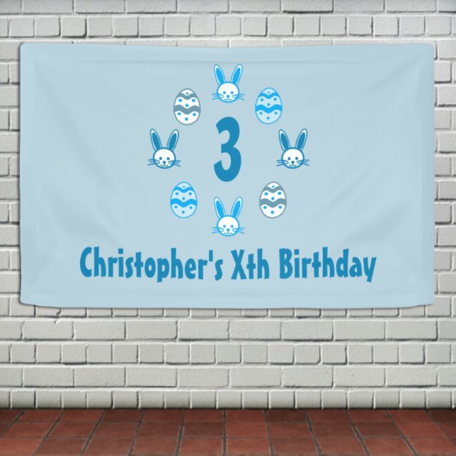 Lona Cumpleaños azul de Pascua 3 (Subido por el creador)