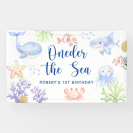 Lona Cumpleaños bajo el mar de Oneder