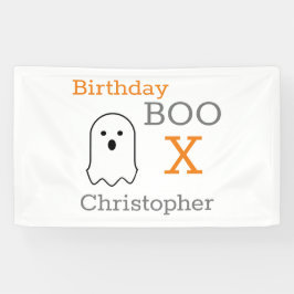 Lona Cumpleaños Boo Ghost