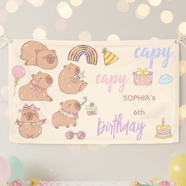 Lona Cumpleaños capy capy