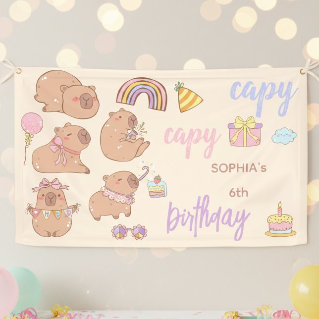 Lona Cumpleaños capy capy (Subido por el creador)