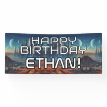 Cumpleaños con tema de Ciencia Ficción personaliza