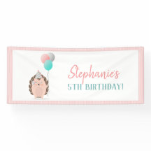 Cumpleaños de Cute Hedgehog