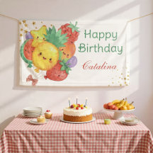 Cumpleaños de Frutas Dulces | Fiesta Tropical para