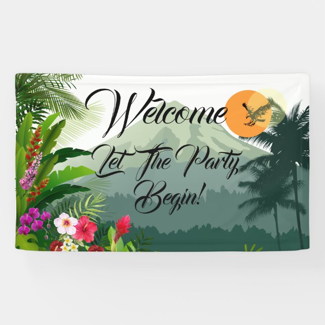 Lona Cumpleaños de la Montaña y la Selva (Horizontal)