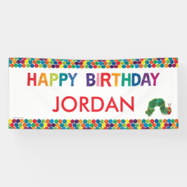 Lona Cumpleaños de la oruga muy hambrienta