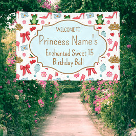 Lona Cumpleaños de la Princesa Encantada