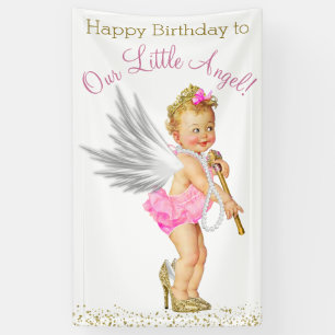 Lona Cumpleaños de las Niñas Angelito