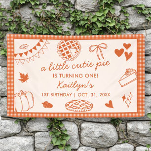 Lona ¡Cumpleaños de Little Cutie Pie! Primera Celebraci