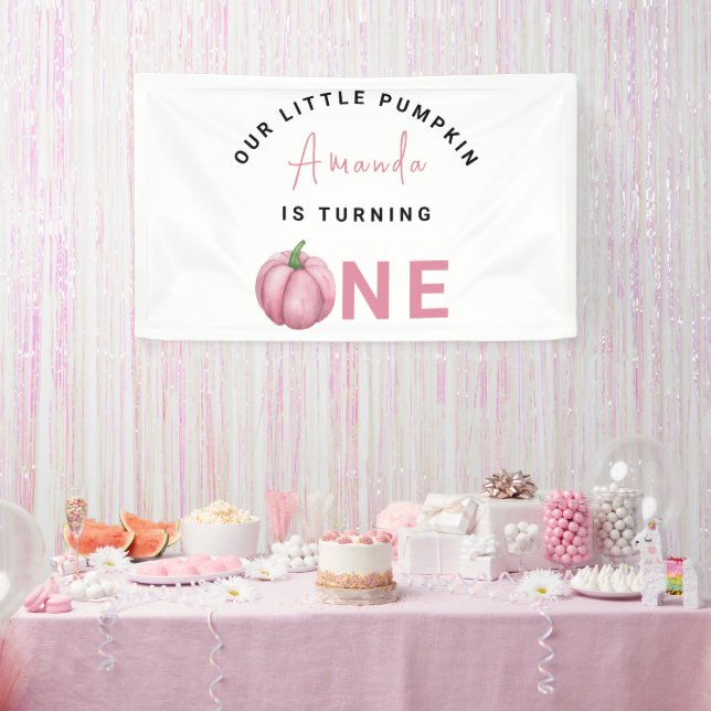 Lona Cumpleaños de Little Pumpkin  (Fiesta)