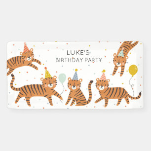 Lona Cumpleaños de Tiger