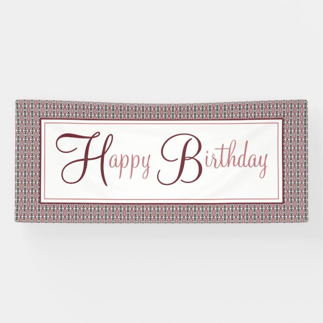 Lona Cumpleaños de Wade (Horizontal)