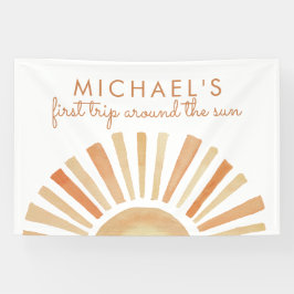 Lona Cumpleaños del Boho Sun, Sunshine Primer cumpleaño