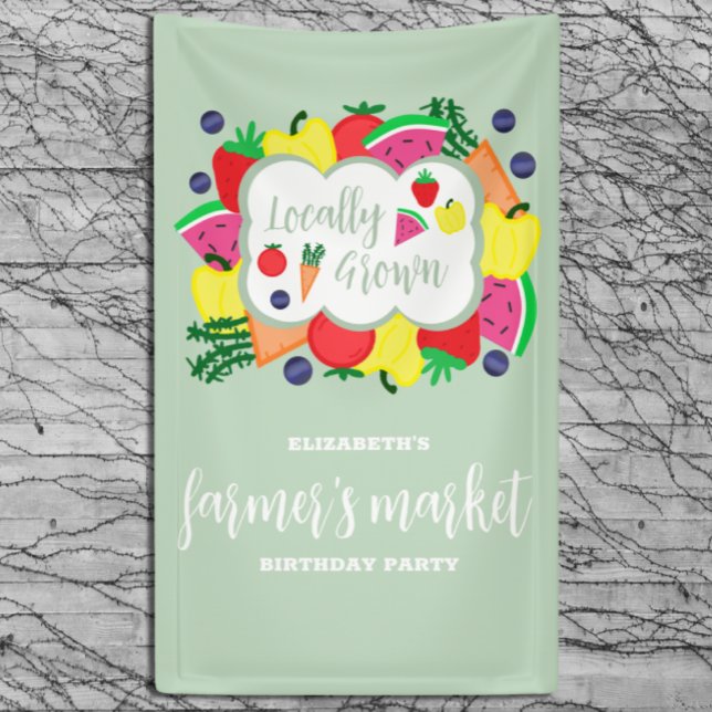 Lona Cumpleaños del mercado de granjeros de cosecha loc (Subido por el creador)