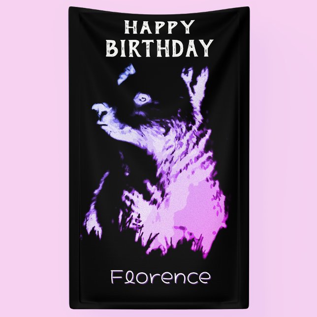 Lona Cumpleaños del Oso de Medianoche (Subido por el creador)