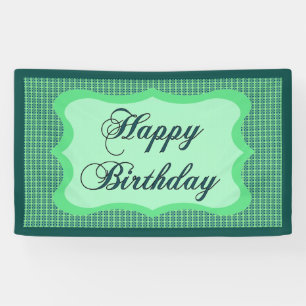 Lona Cumpleaños Feliz Genérico