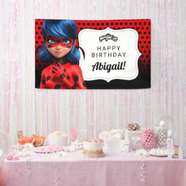 Lona Cumpleaños milagroso del Chica Ladybug