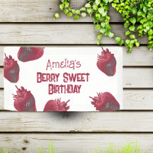 Cumpleaños personalizado de fresa