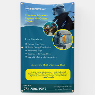 Lona Curso de Buceo Personalizado