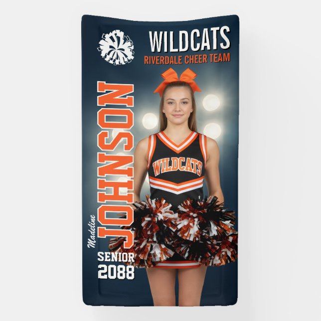 Lona Custom Cheerleading Senior Cheer Team Photo (Vertical)