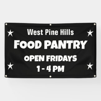 Lona Custom Food Pantry Banner