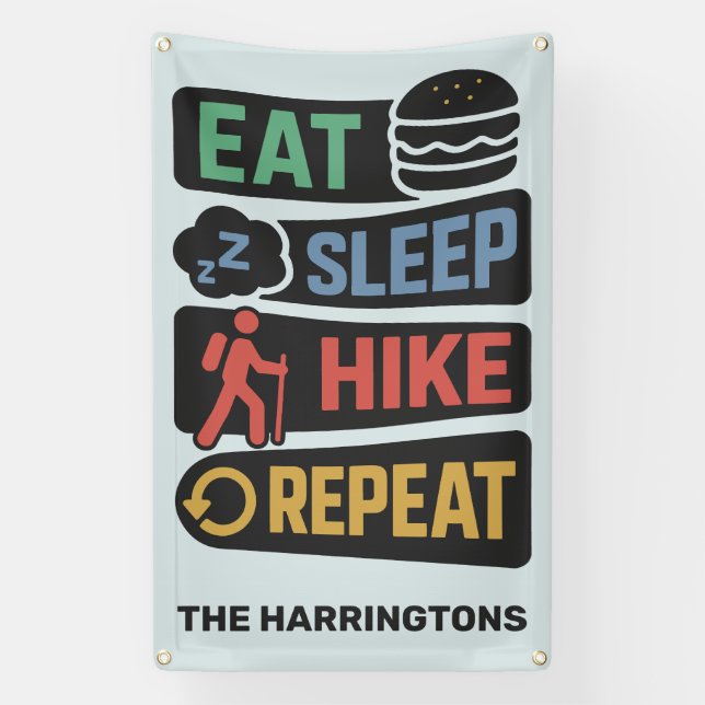 Lona Custom Name & Color Hiking (Vertical)