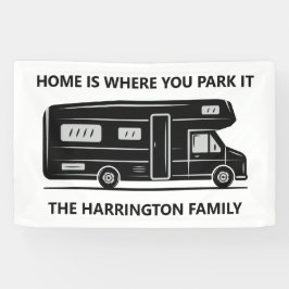 Lona Custom name & text Camper Van