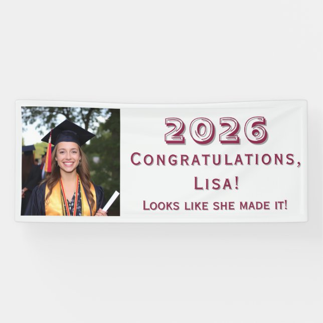 Lona Customizable Graduation  (Horizontal)
