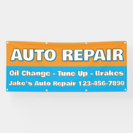 Lona Customize Auto Repair Service Brakes Oil Change