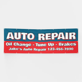 Lona Customize Auto Repair Service Brakes Oil Change