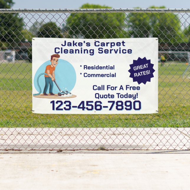 Lona Customize Carpet Cleaning Business Promotional  (In situ)