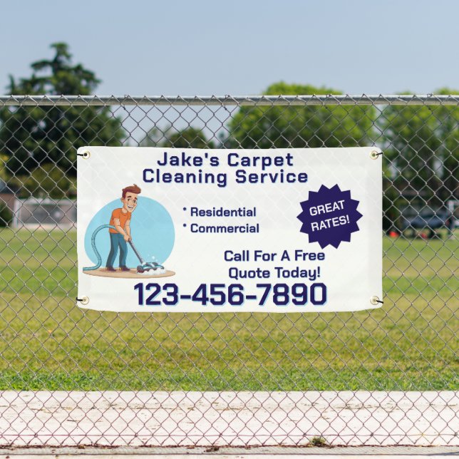 Lona Customize Carpet Cleaning Business Promotional  (in situ)