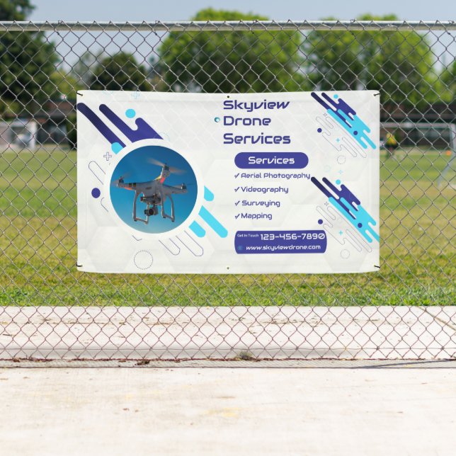 Lona Customize Drone Services Business Promotional  (In situ)