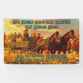 Lona Customize Farm Fall Harvest Horse Drawn Wagon Ride