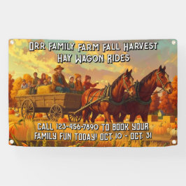 Lona Customize Farm Fall Harvest Horse Drawn Wagon Ride