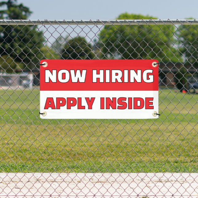 Lona Customize Generic Now Hiring Apply Inside (in situ)