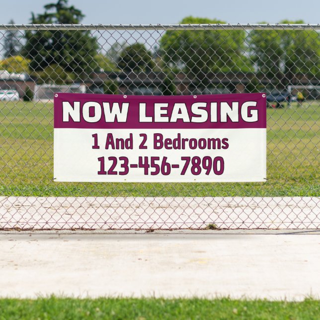 Lona Customize Now Leasing 1 And 2 Bedrooms  (In situ)