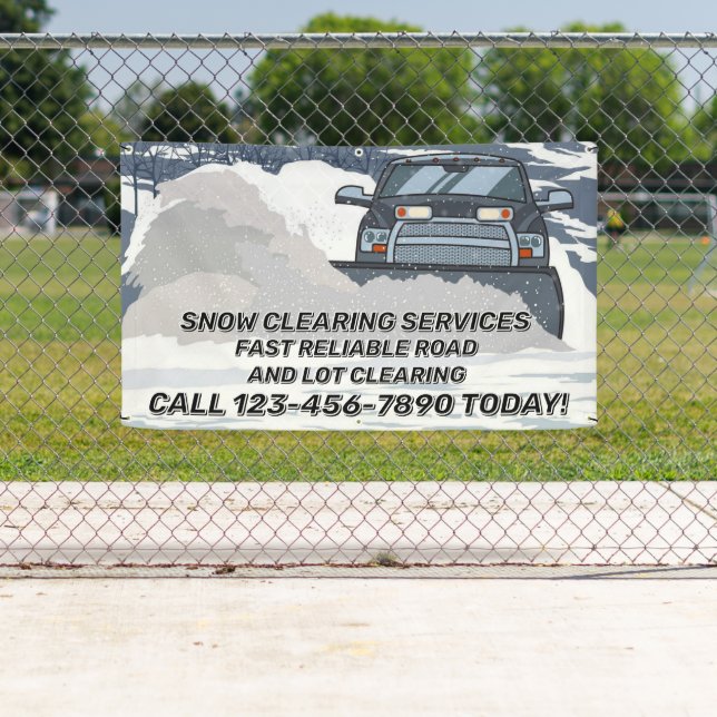 Lona Customize Snow Clearing Plow Business (In situ)