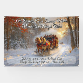 Lona Customize Winter Wonderland Snow Sleigh Ride Promo