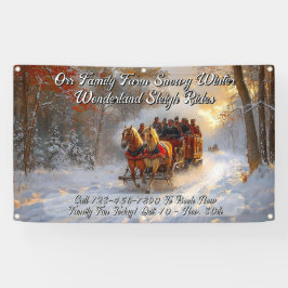 Lona Customize Winter Wonderland Snow Sleigh Ride Promo