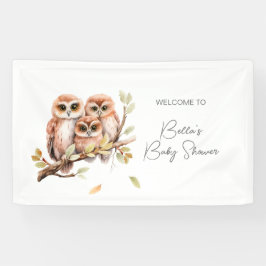 Lona Cute Gender Neutral Owl Baby Shower
