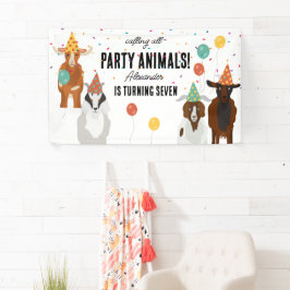 Lona Cute Goats Farm Party Animals Goat Birthday Theme