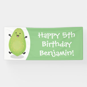 Lona Cute kawaii papaya paw personalizado ilustracion