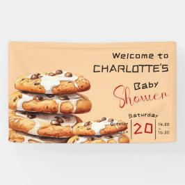 Lona Cute Little Cookie Baby Shower Banner