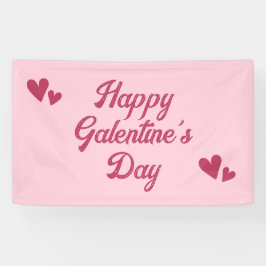 Lona Cute Pink Happy Galentines Day Party
