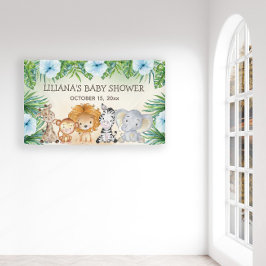Lona Cute Safari Jungle Animals Boy Baby Shower