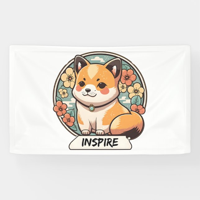 Lona Cute Shiba Inu Pup (Horizontal)