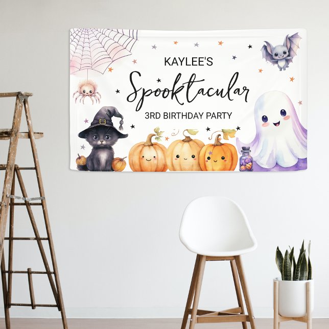 Lona Cute Spooktacular Birday Party (Subido por el creador)