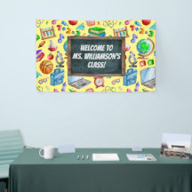 Cuto de vuelta al colorido de color de agua escola